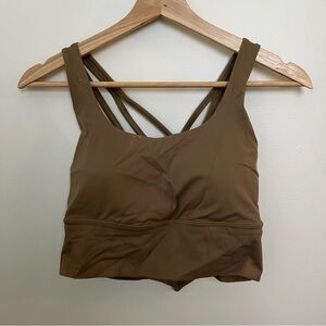 Strappy Sports Bra with removable pads